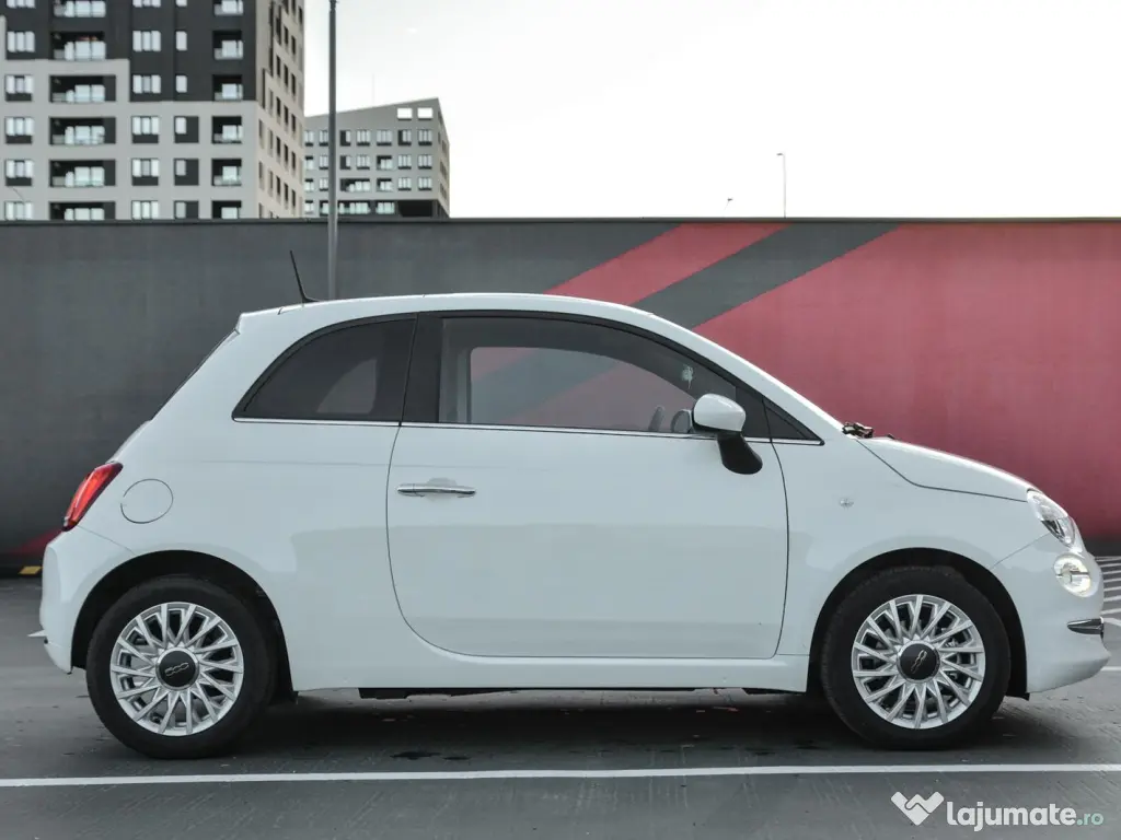 🚗 Fiat 500 Hybrid Dolcevita – 2023 | 21.000 km | Garanție 2028 | Impecabilă 