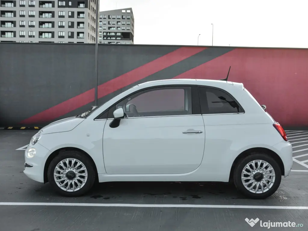 🚗 Fiat 500 Hybrid Dolcevita – 2023 | 21.000 km | Garanție 2028 | Impecabilă 