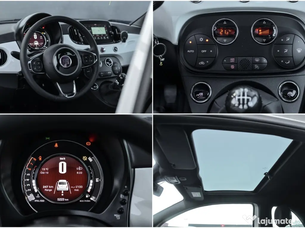 🚗 Fiat 500 Hybrid Dolcevita – 2023 | 21.000 km | Garanție 2028 | Impecabilă 