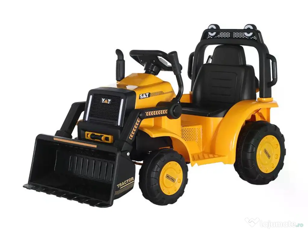 Excavator electric Kinderauto BJYT1066 60W 6V cu telecomanda Yellow 