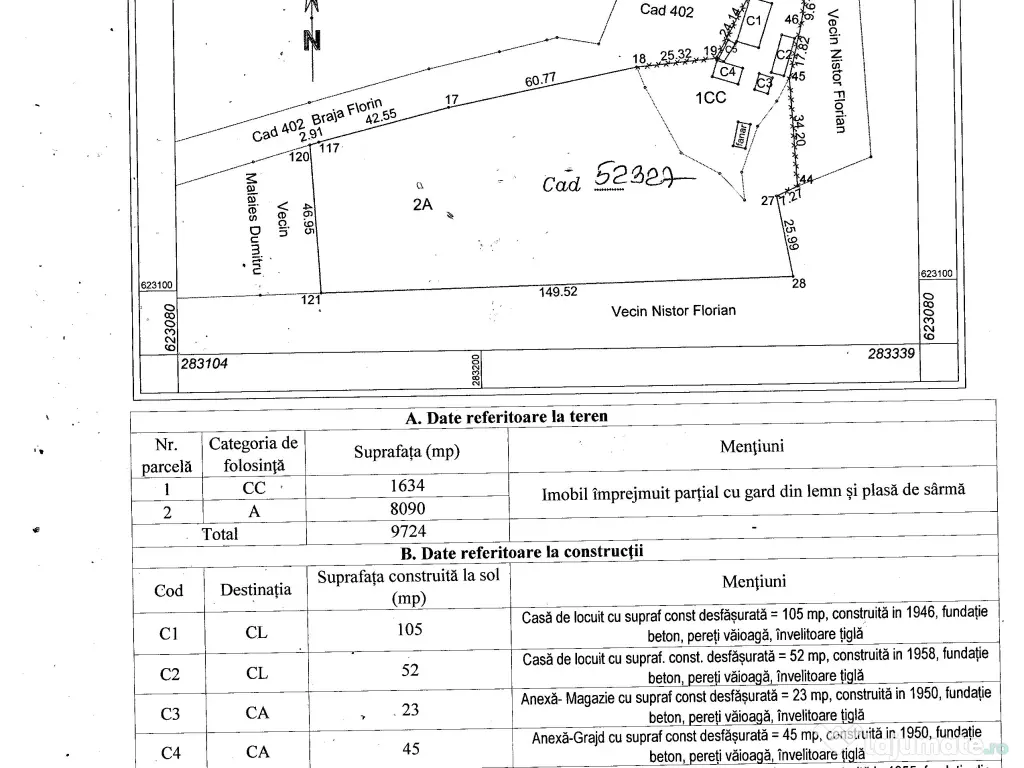 Casa cu gradina la Sabolciu 