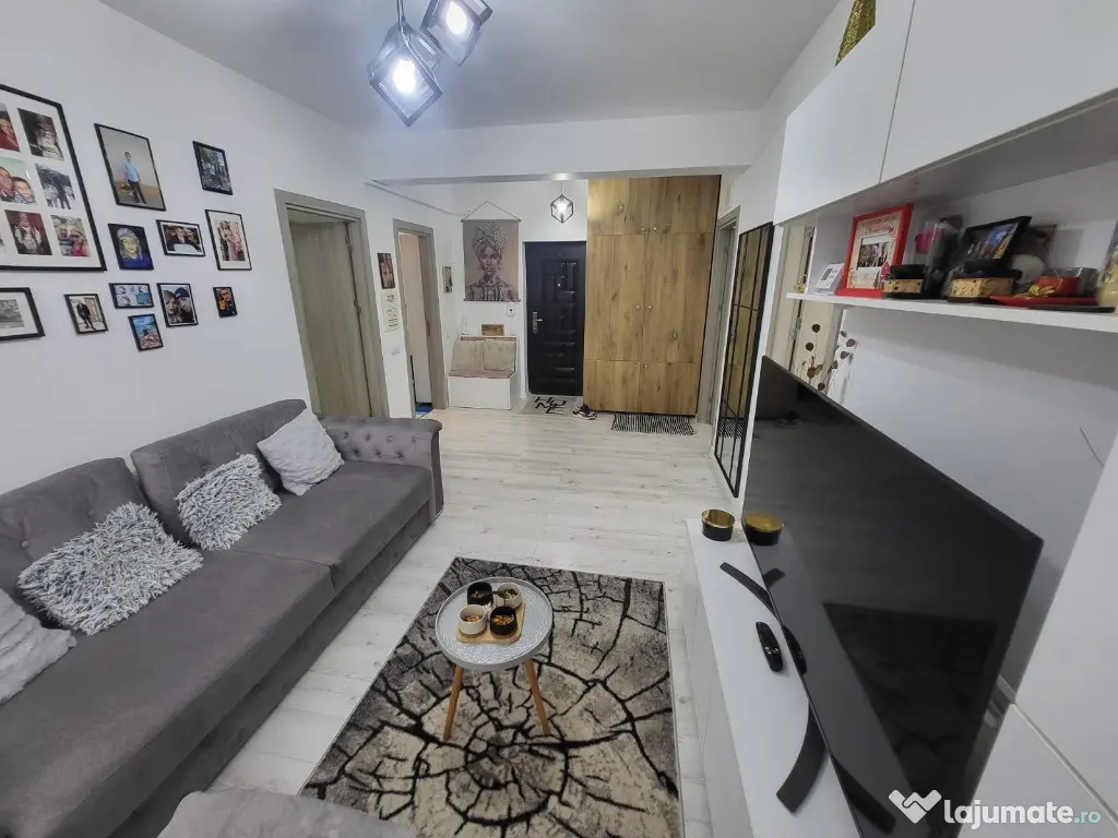 Apartament cu 2 camere | Mobilat complet | Curte | Loc de parcare