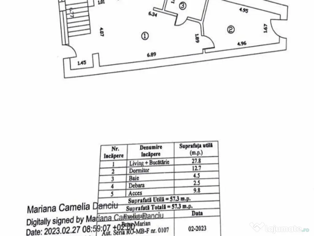 2 Camere | Eminescu | Dacia | Toamnei | bloc boutique 2023