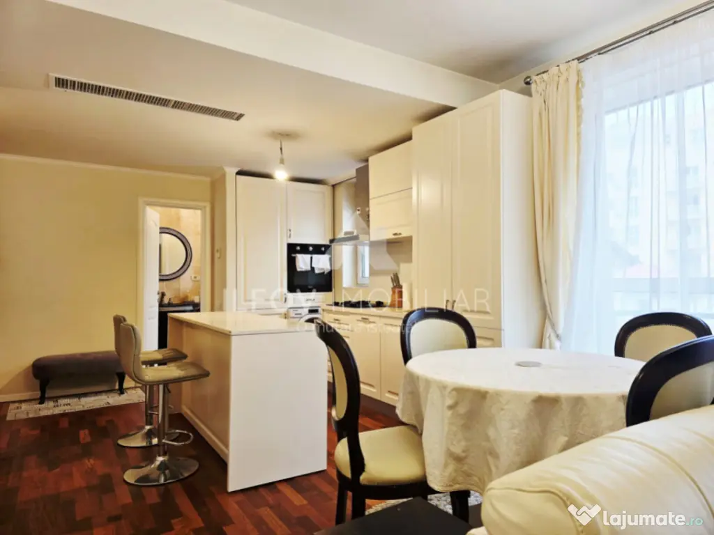 Apartament 3 camere Otopeni, utilat si mobilat, loc parcare 