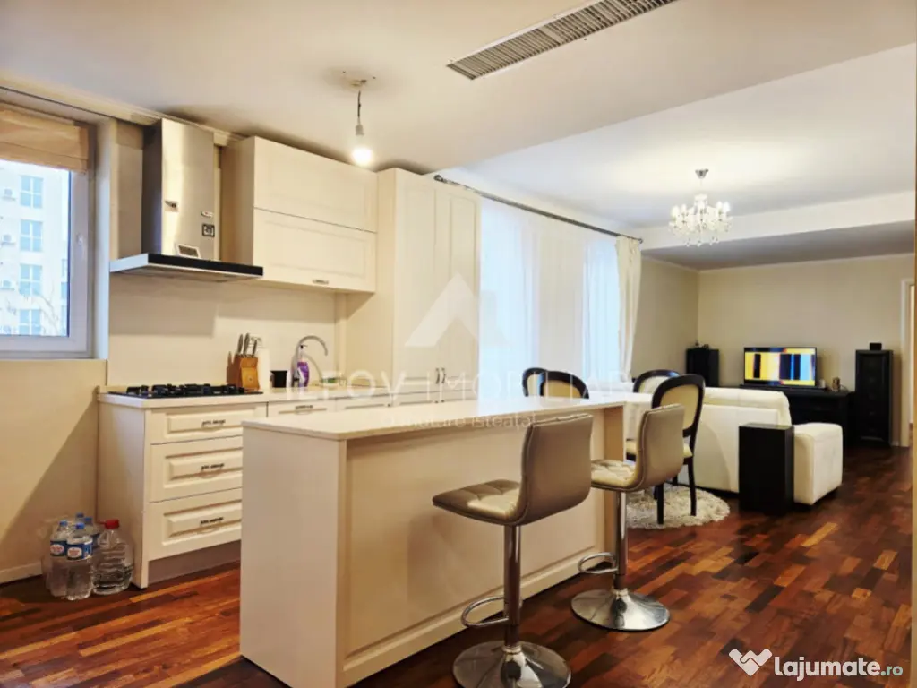 Apartament 3 camere Otopeni, utilat si mobilat, loc parcare 