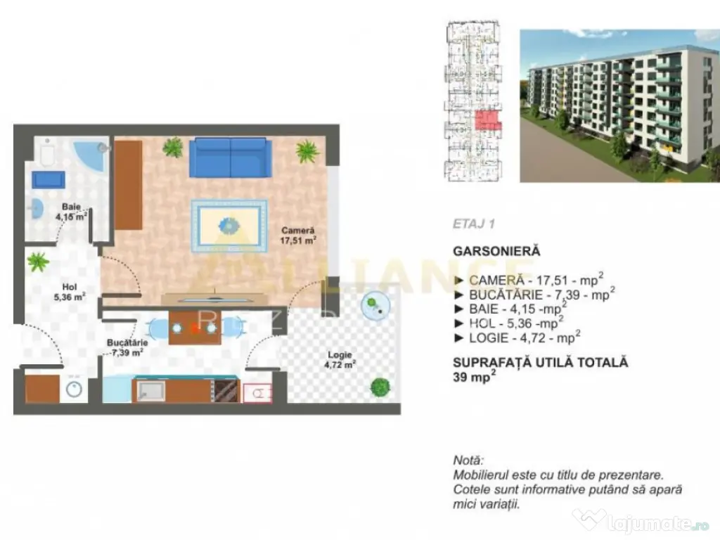 #Aparatorii Patriei | Garsoniera decomandata | Incalzire Par 