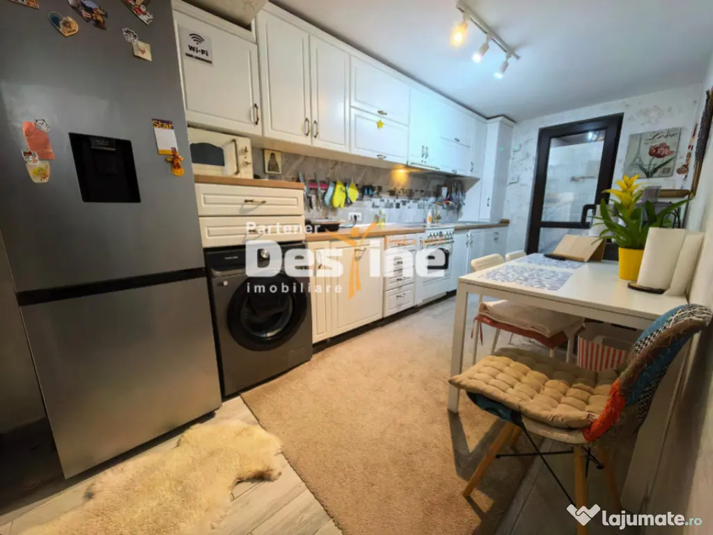 Apartament 2CD 58 mp mobilat si utilat + loc parcare Rediu 