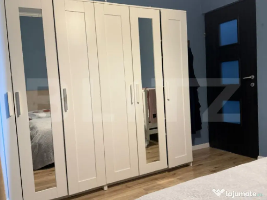 Apartament cu 3 camere, 80 mp utili, mobilat si utilat, parc 