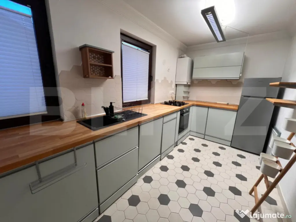 Apartament 2 camere Grigorescu parcare, terasa, birou 
