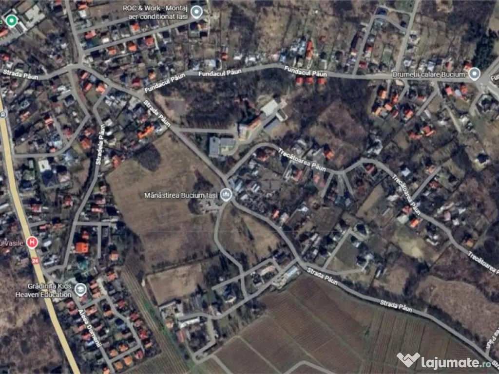 Teren intravilan Bucium 750mp - Trecatoarea Paun 