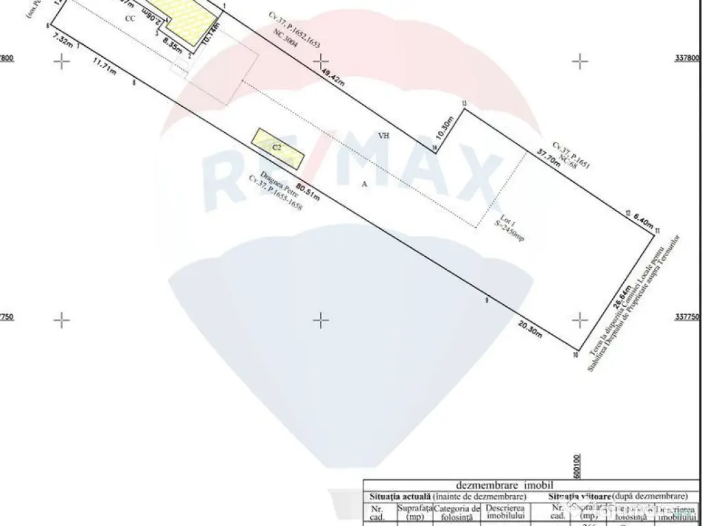 De vanzare RAR! TEREN INTRAVILAN 2450 mp UTILITATI LA POA... 