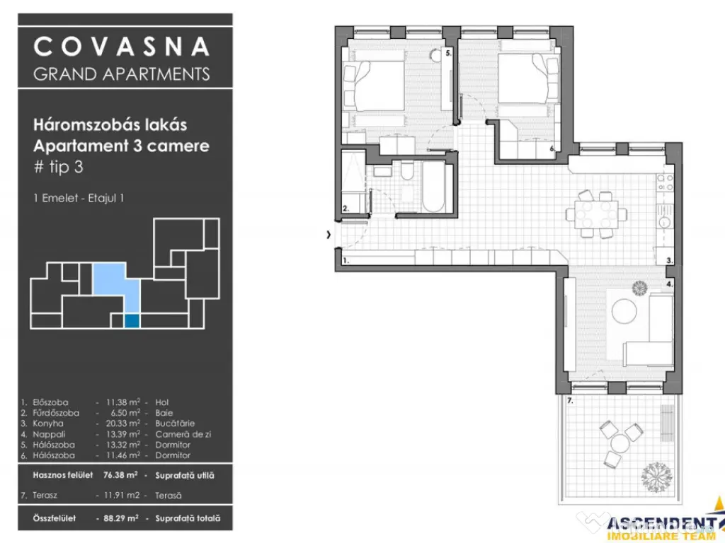 Edificiu cu proiect aparthotel plurirezidential, Central, C 