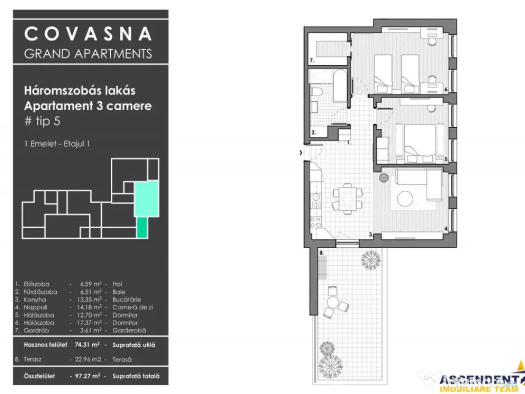Edificiu cu proiect aparthotel plurirezidential, Central, C 