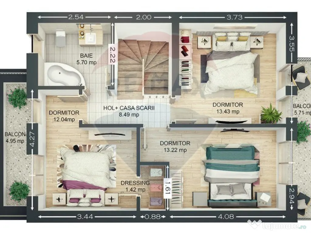 Casă tip Duplex, Sacele - zona Baciu 