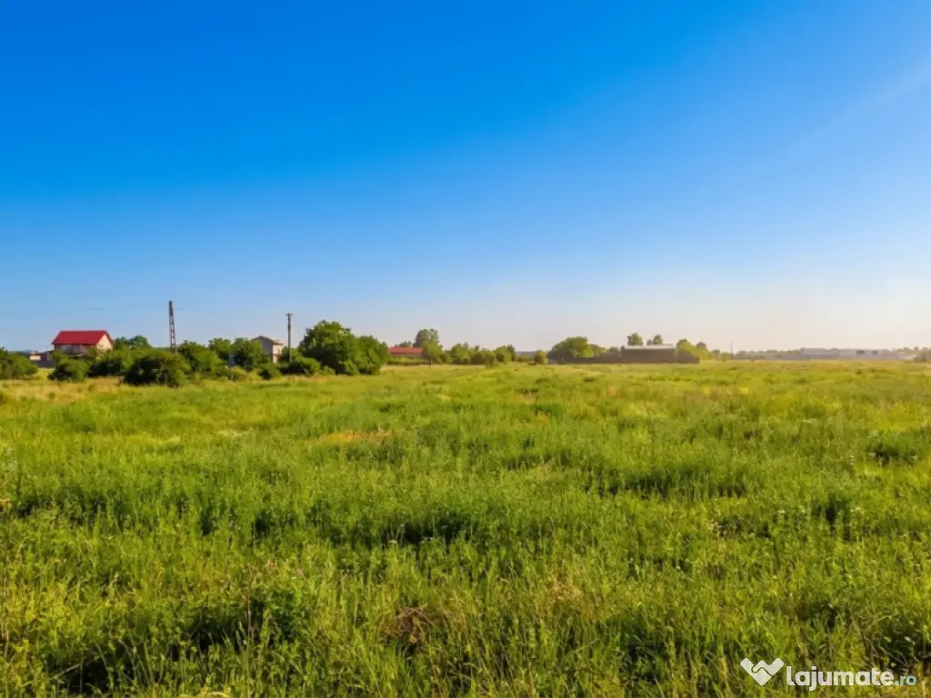 Teren Bragadiru langa A0 - PUZ aprobat, vizibilitate autostr 