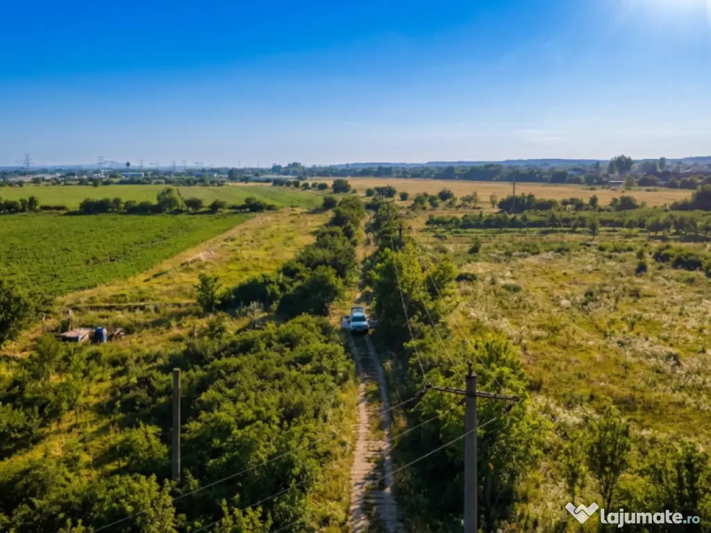Teren Bragadiru langa A0 - PUZ aprobat, vizibilitate autostr 