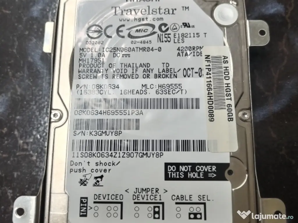 Hard disk Seagate 40gb ATA 