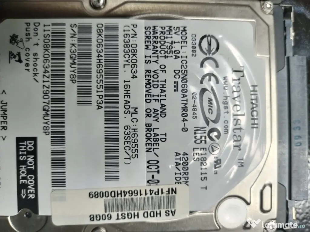 Hard disk Seagate 40gb ATA 