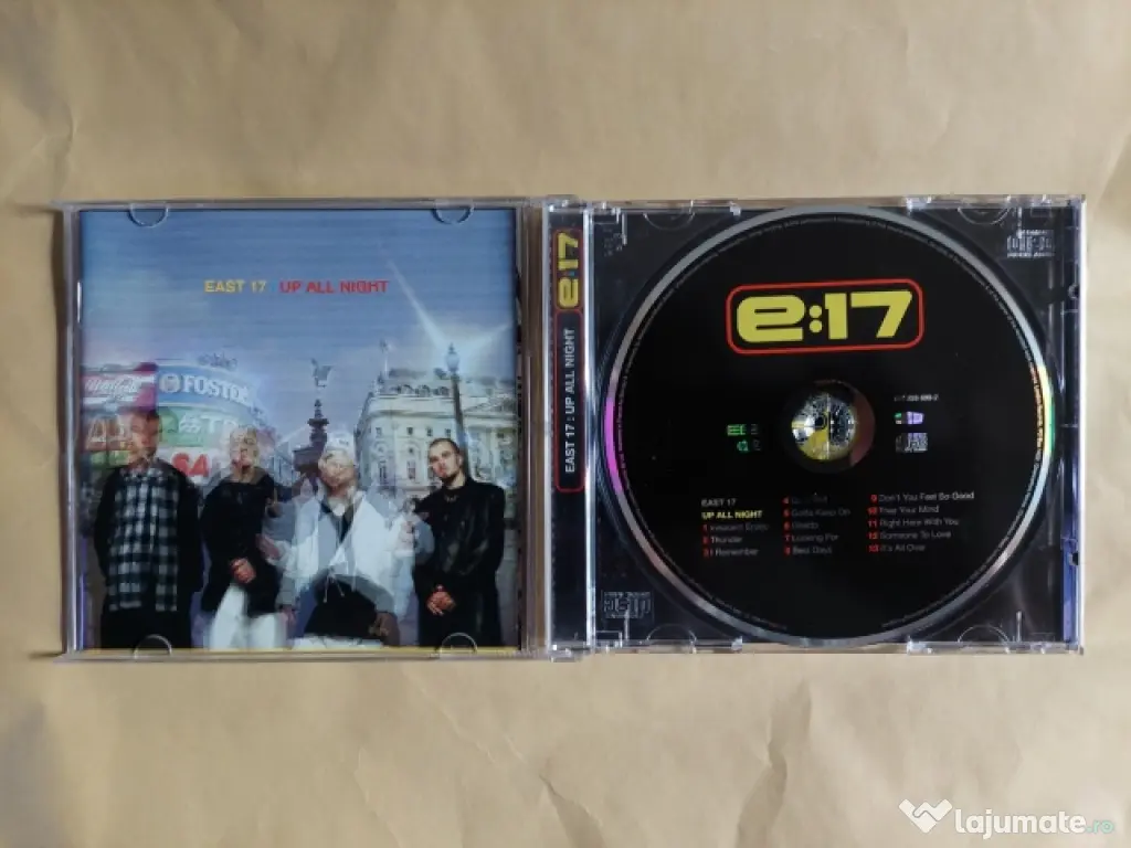 East 17 - Up all night, CD original (Near-Mint) 