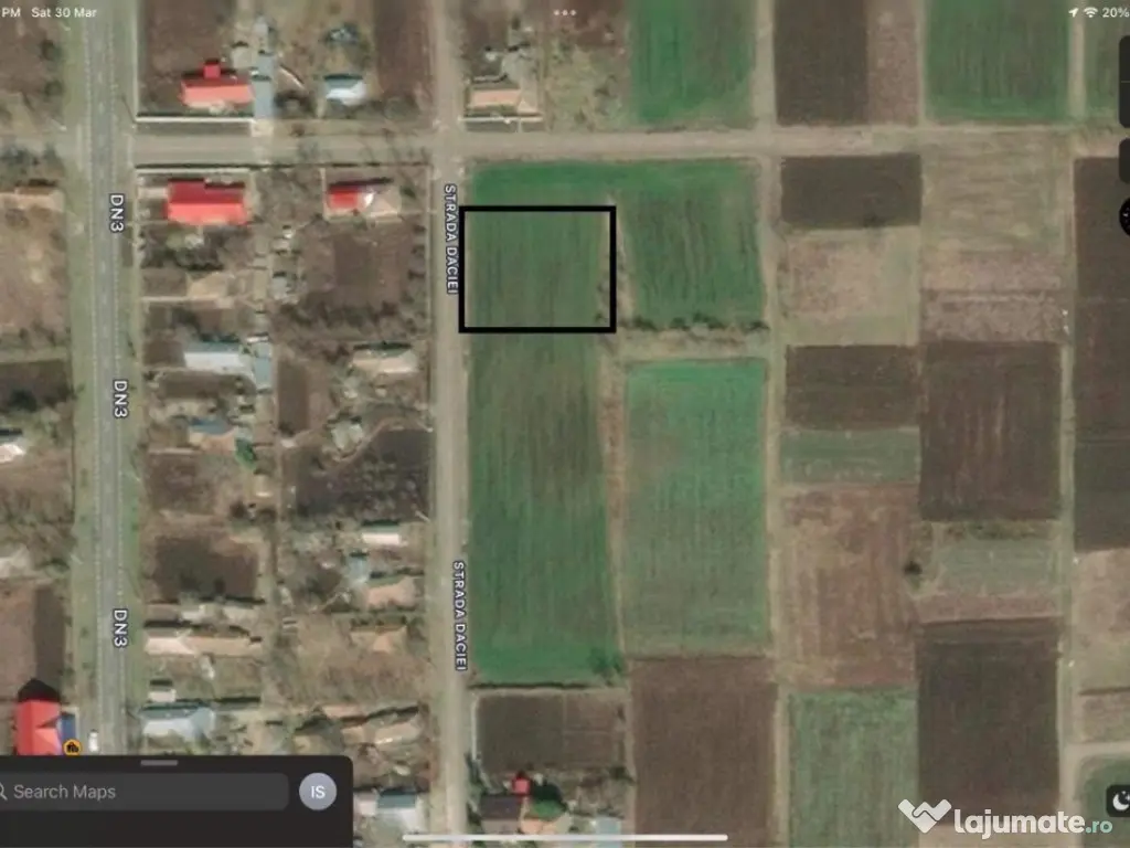 1500mp Teren intravilan de vânzare în Vișini, judetul Calarasi 