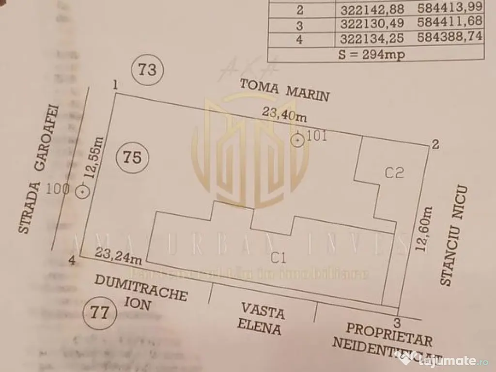 Teren Rahova 300 mp dechidere 12,6 ml 