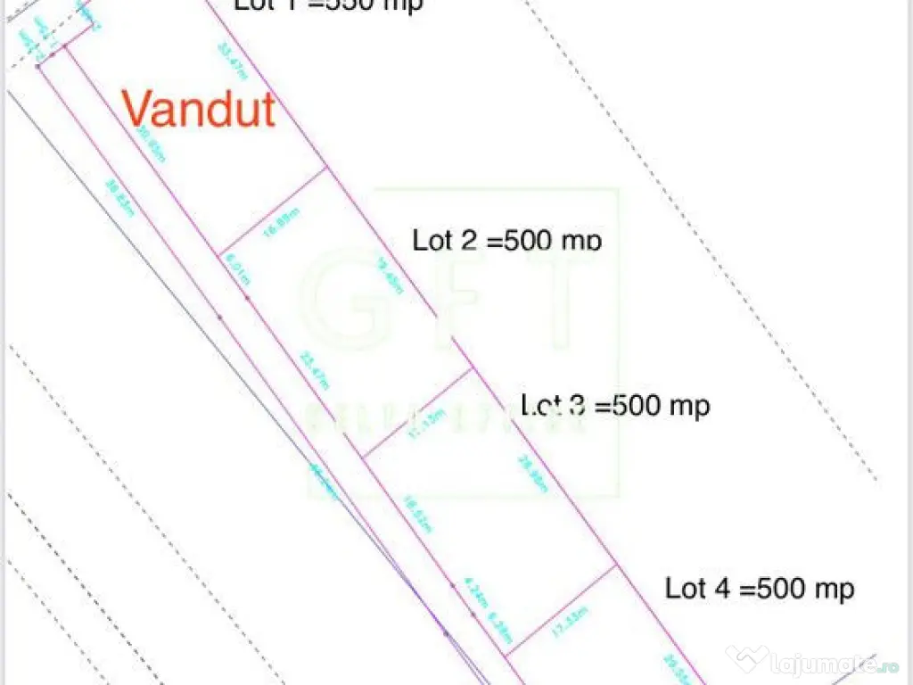 Teren intravilan 5 ari - Bistrita | Zona Aerodromului 