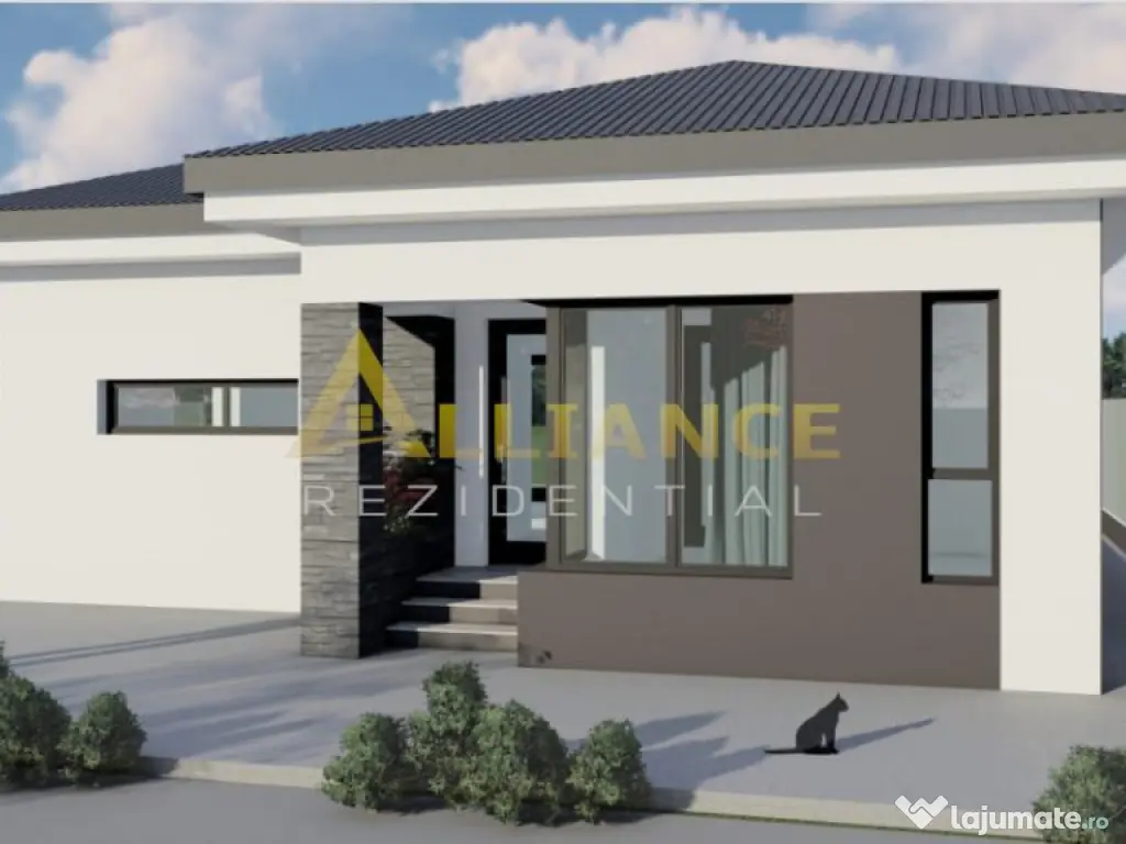 Casa 3 camere cu incalzire in pardoseala, teren 376 mp ??... 