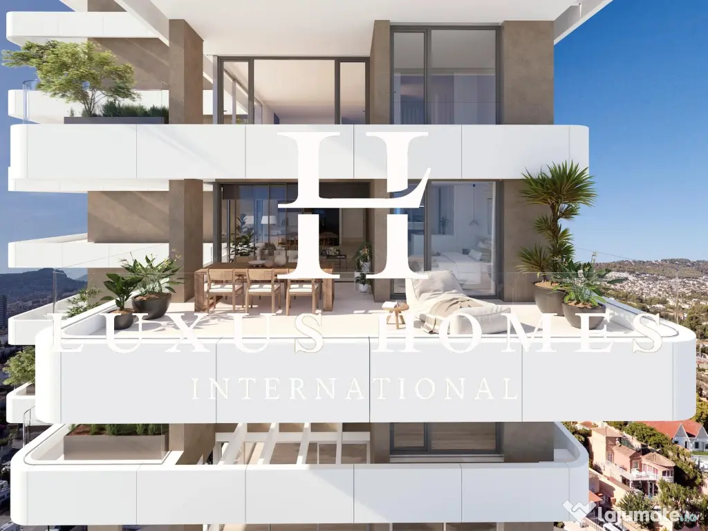 Apartament 5 cam. de lux cu vedere la mare într-un resort de elită cu piscine încălzite central