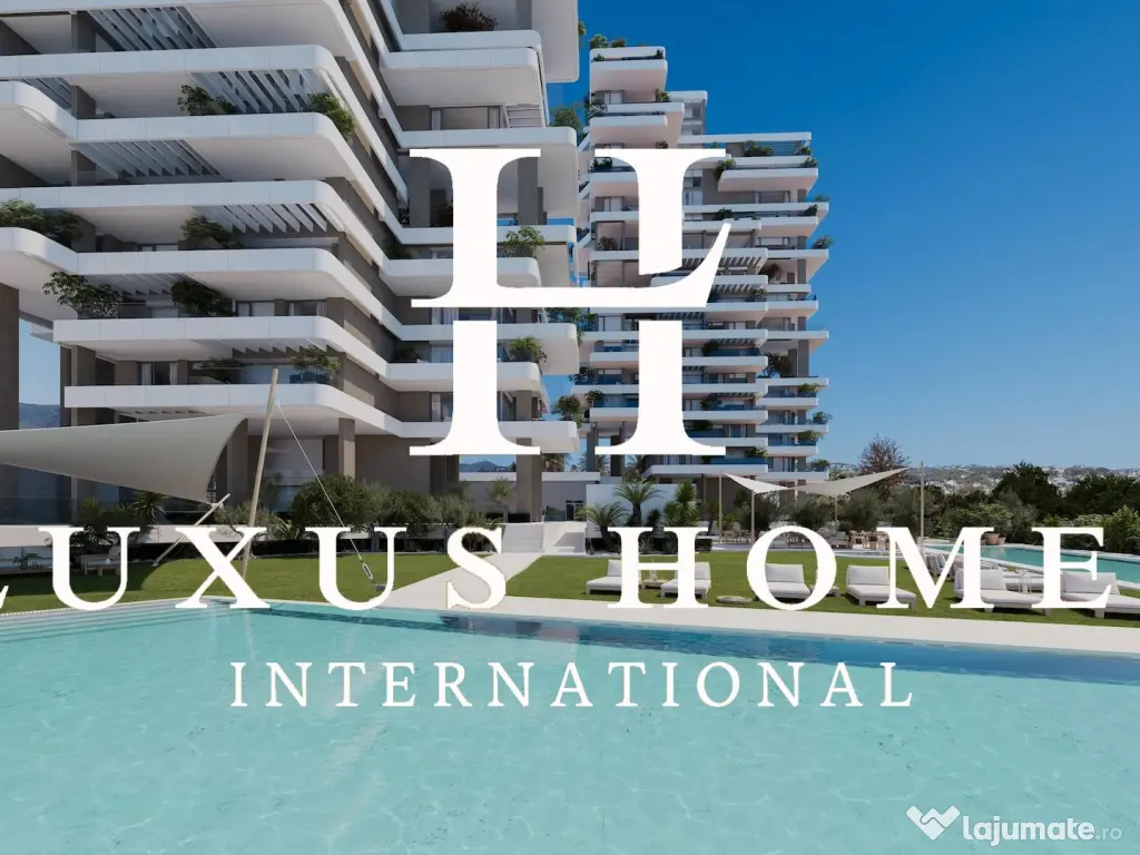 Apartament 5 cam. de lux cu vedere la mare într-un resort de elită cu piscine încălzite central