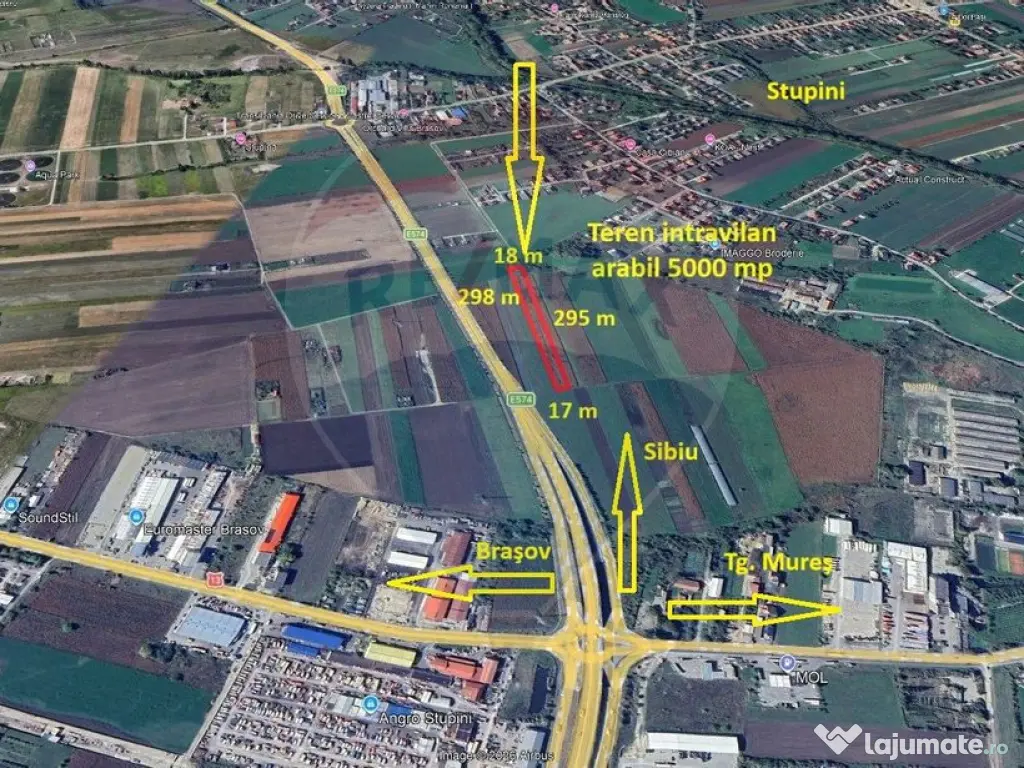 Teren intravilan, 5000 mp, Stupini, str Pomiculturii