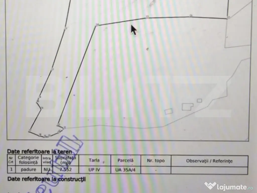 Teren 2 ha, cu pădure proprie și panoramă spre munți, Ar