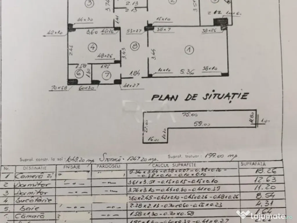 3 camere, decomandat, SU 80mp, bloc din 1984/ Drumul Taberei 