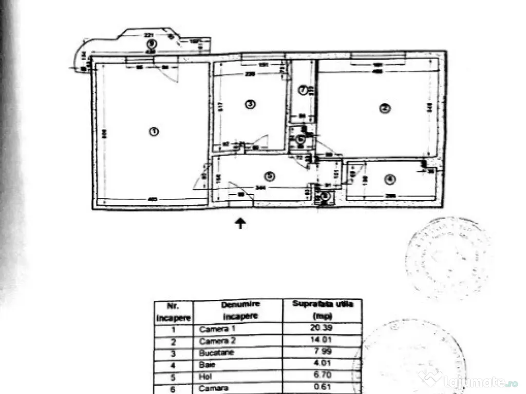Apartament 2 camere decomandat loc parcare inclus PROPRIETAR Deleni