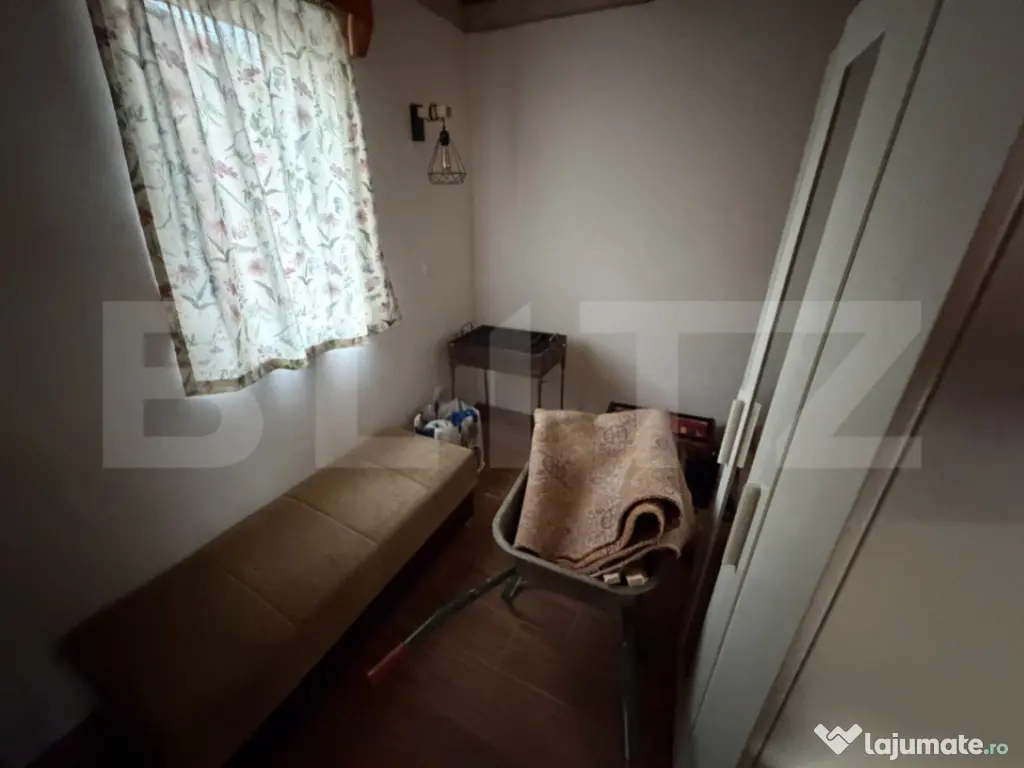 Cabană deosebită cu livadă și panoramă superbă–refug 