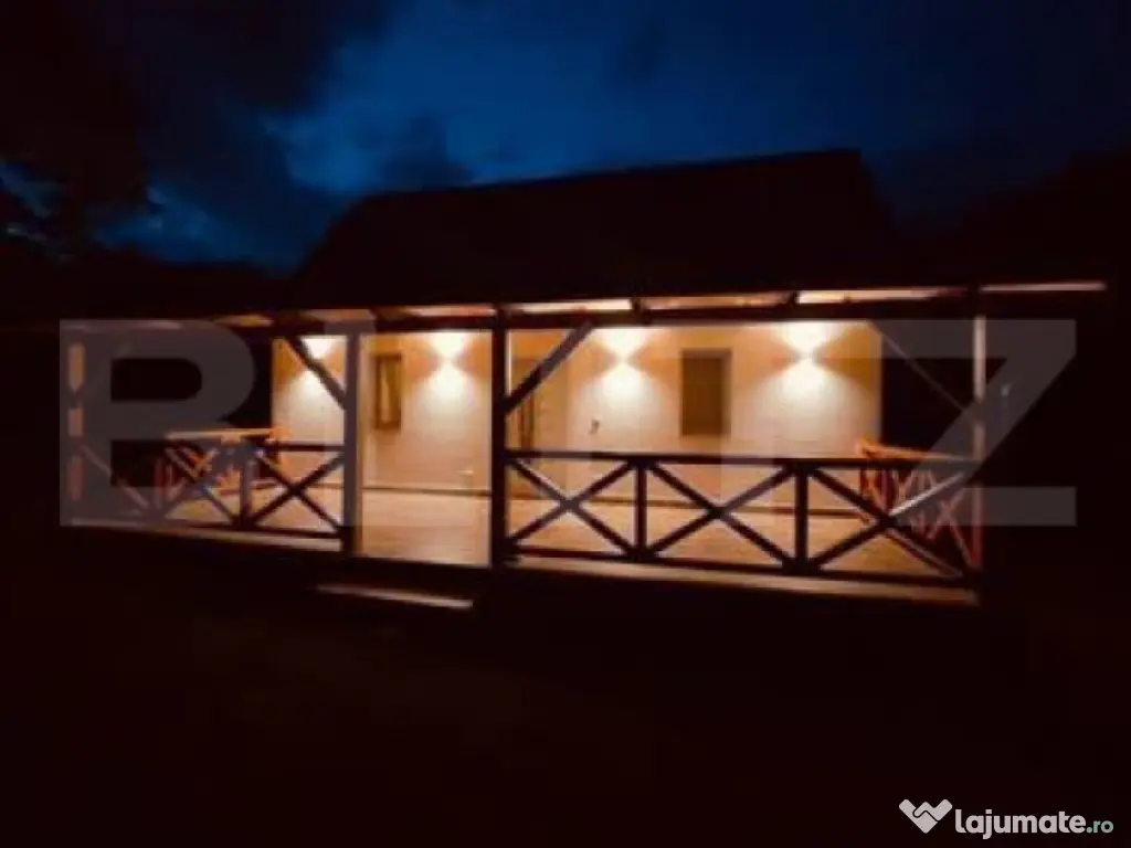 Cabană deosebită cu livadă și panoramă superbă–refug 