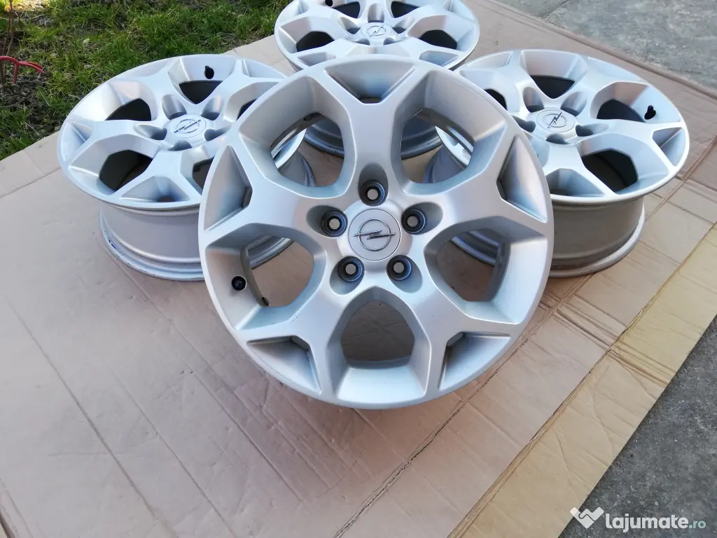Roti 16" aluminiu Opel originale Astra h Corsa Meriva zafira 5x110 r16
