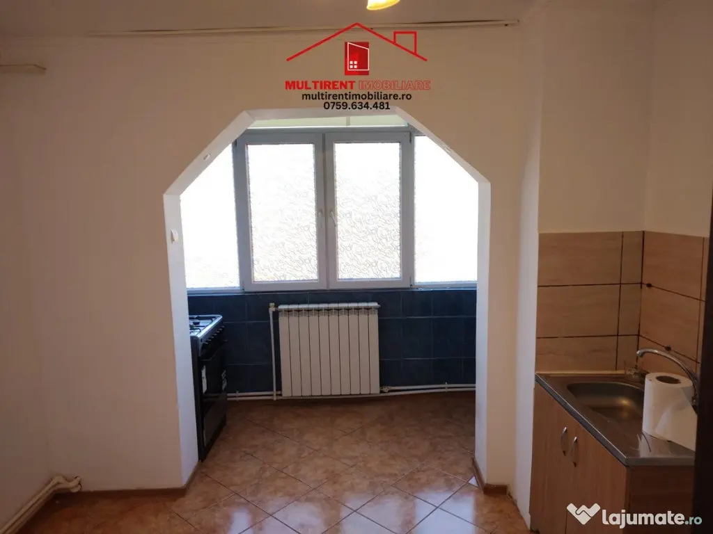 Apartament 3 camere cu centrala pe gaz ! 
