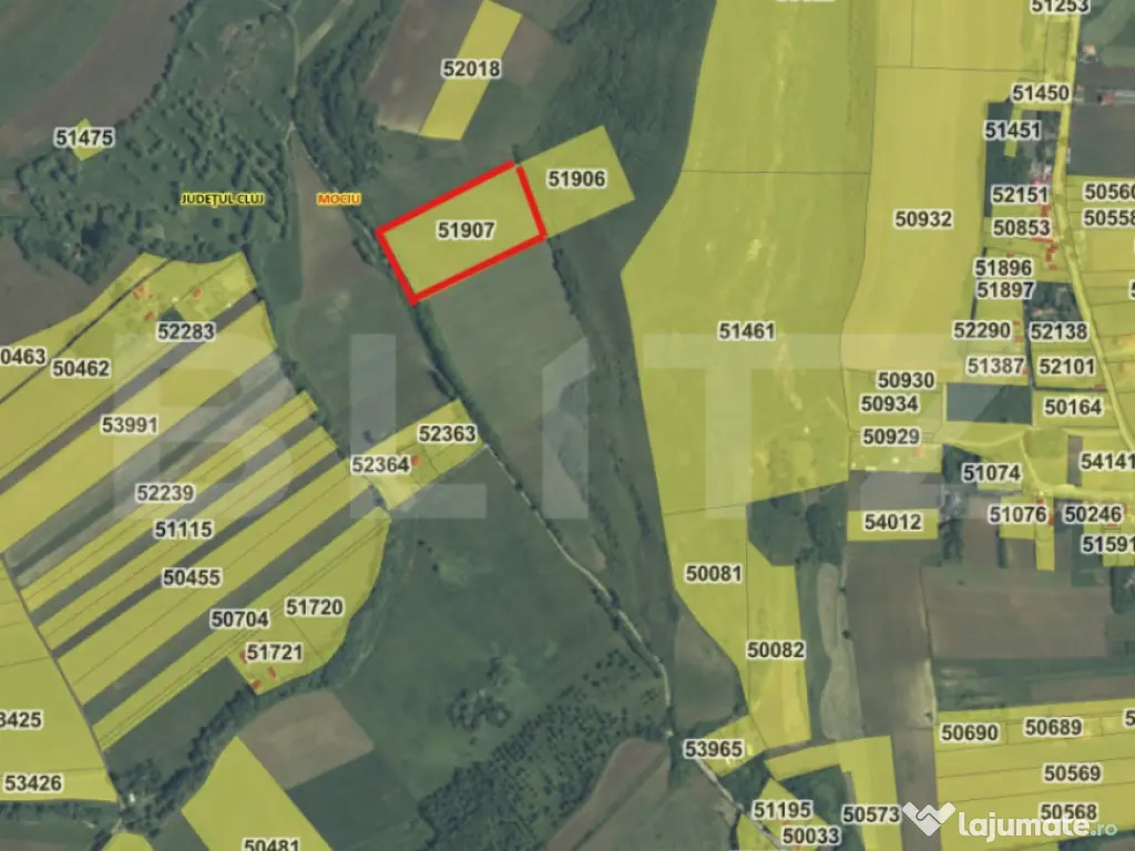 EXCLUSIVITATE - teren extravilan Mociu 17400 mp