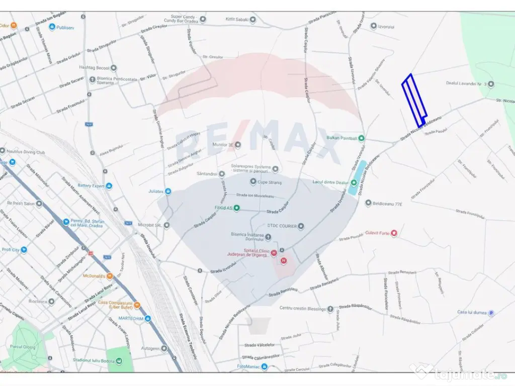 De vânzare teren parcelabil, 15.349 mp 