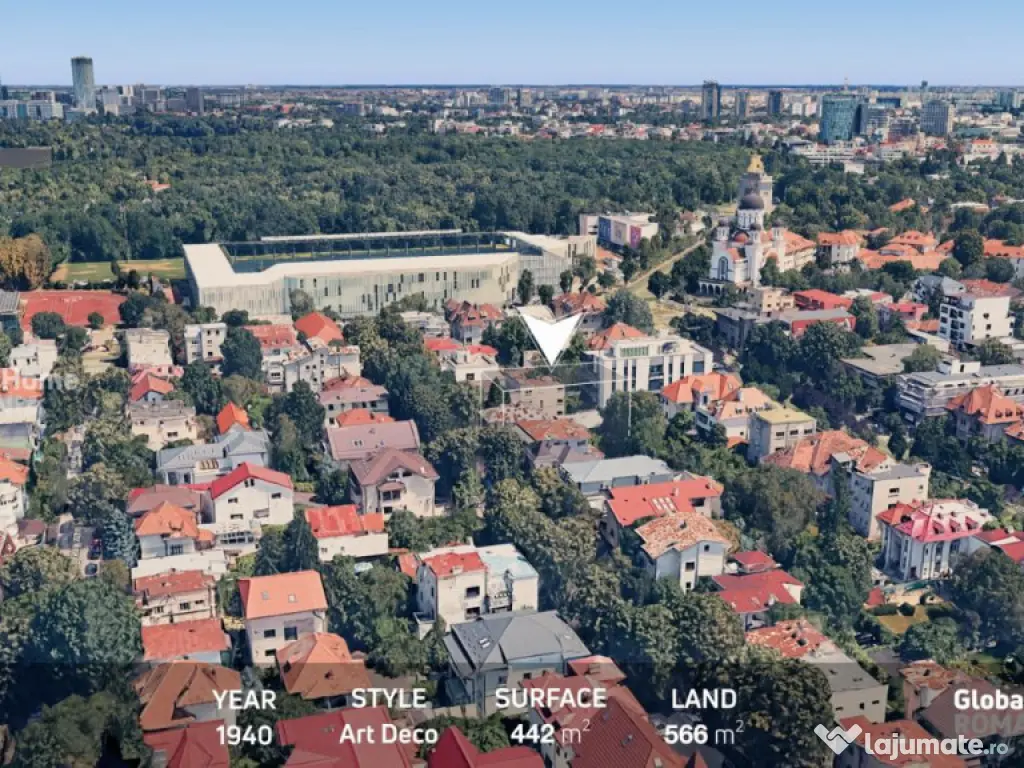 Interbelic Art Deco Villa 440 sqm + Land 566 sqm • Zona Do 