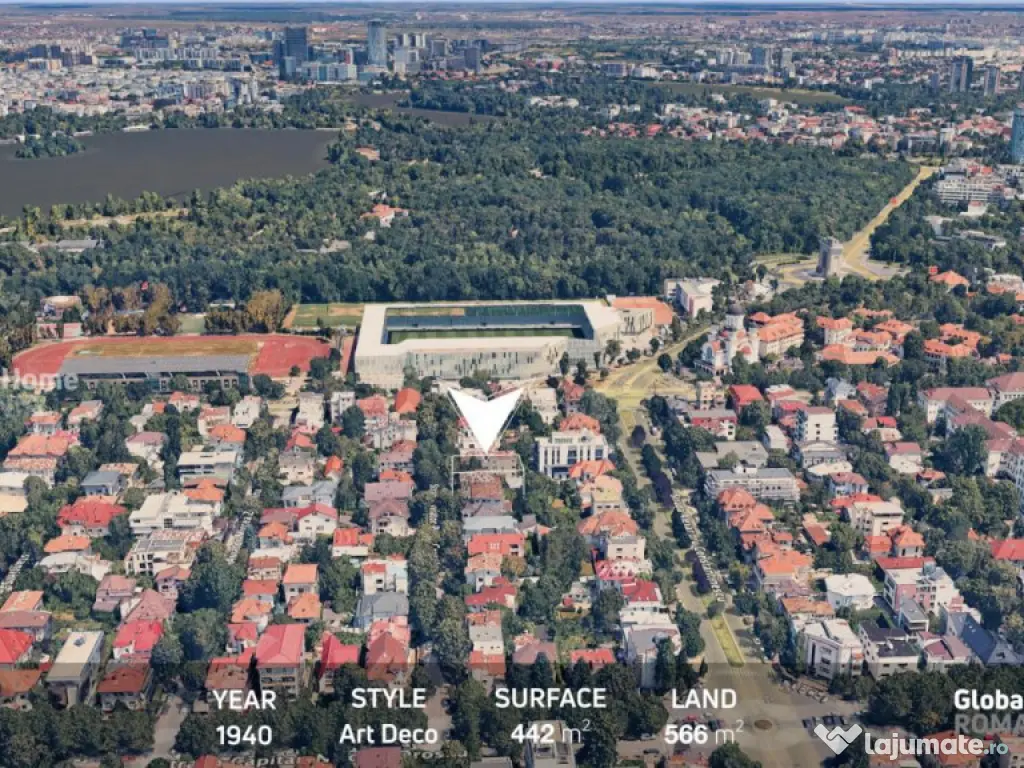 Interbelic Art Deco Villa 440 sqm + Land 566 sqm • Zona Do 