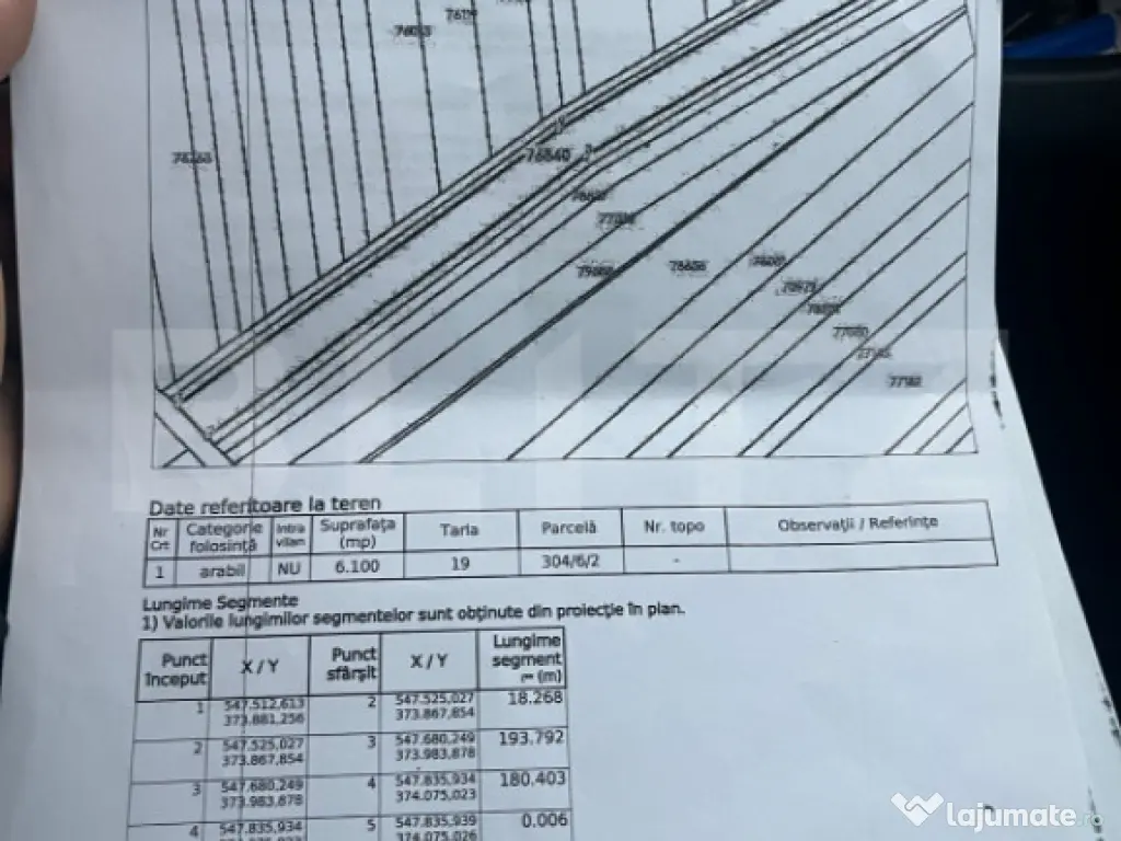 Teren 6.100 mp – utilități la poartă, zonă în dezvolt 