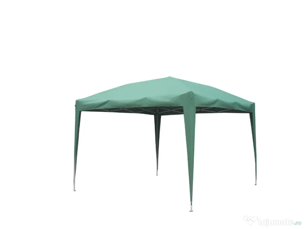 Pavilion CORT Umbrela Cadru Metal Gradina Terasa Curte Pliabil 3X3X2.55 M 