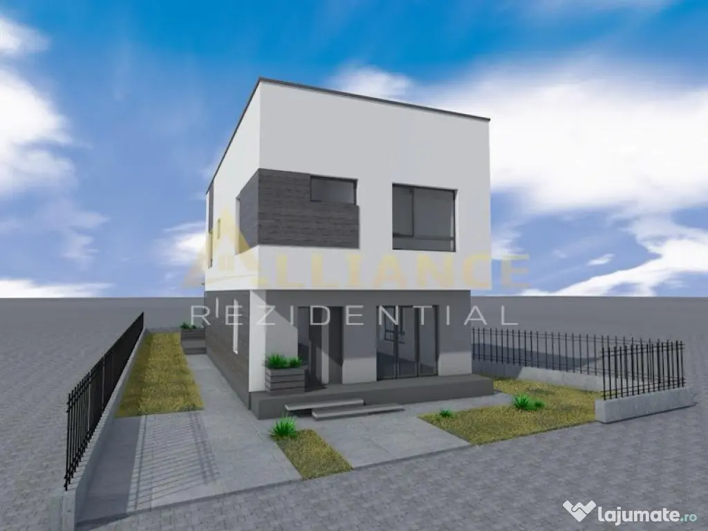 Casa individuala P 1E || 4 camere 3 bai dressing || teren 
