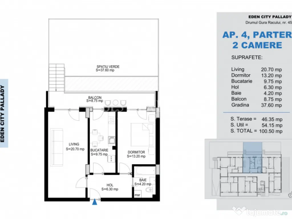 2 Camere Direct Dezvoltator Incalzire Pardoseala 