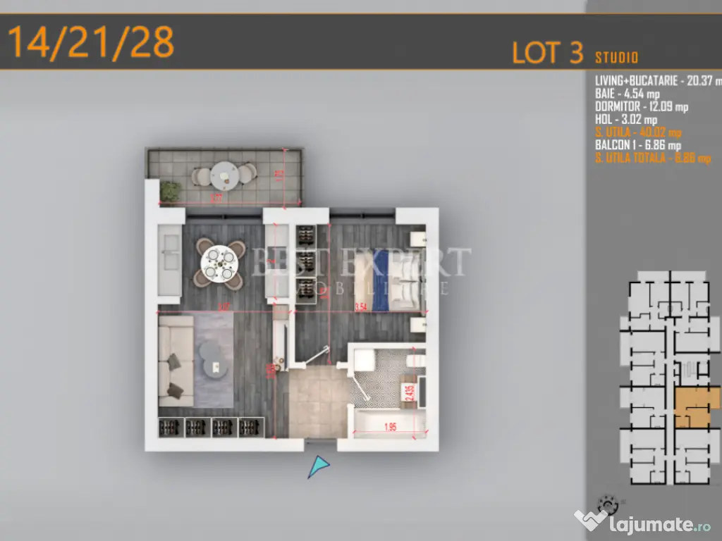 2 Camere Ideal Investitie Incalzire Pardoseala 