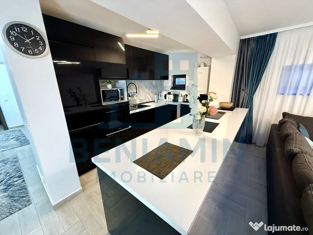 3 camere - 92mp - 2017 -mobilat -utilat - centrala - Grad... 