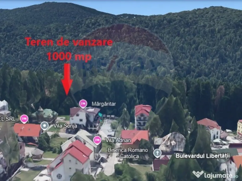 Teren Predeal zona Cioplea, 1000mp 