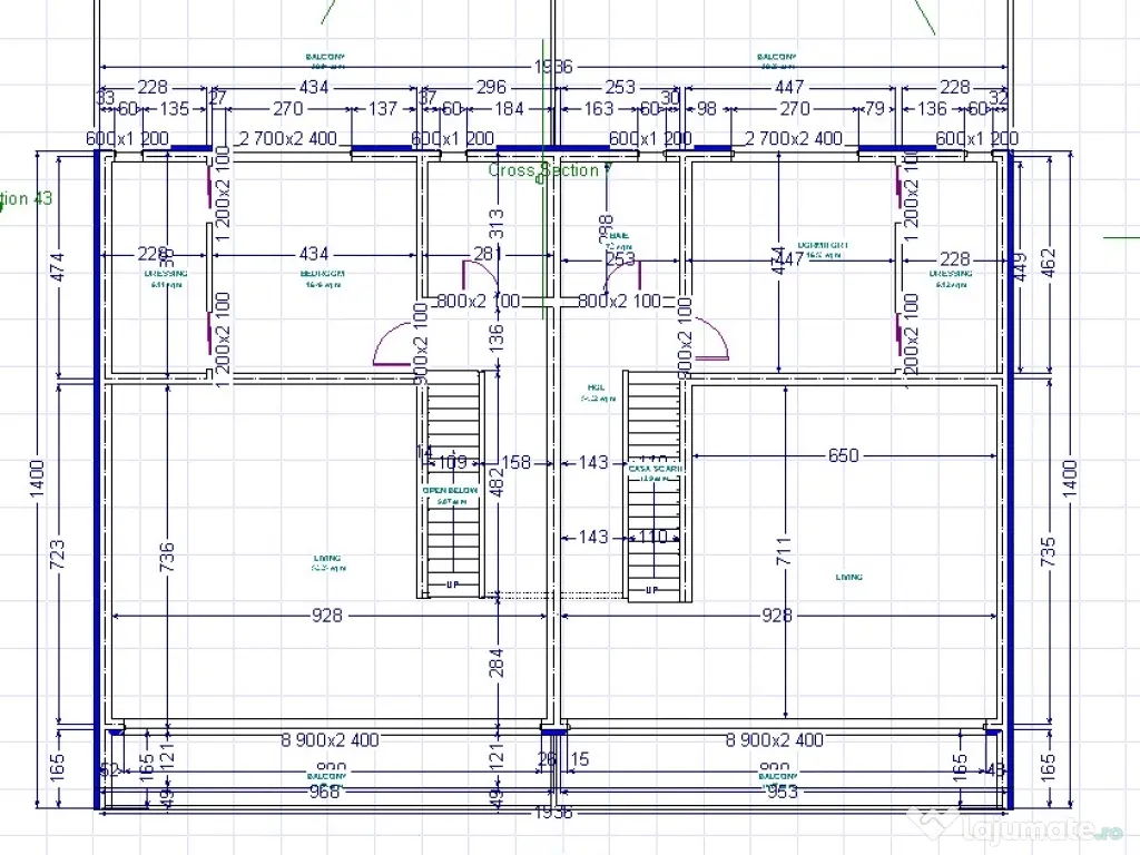 Duplex nou în construcție Mediaș P+2 