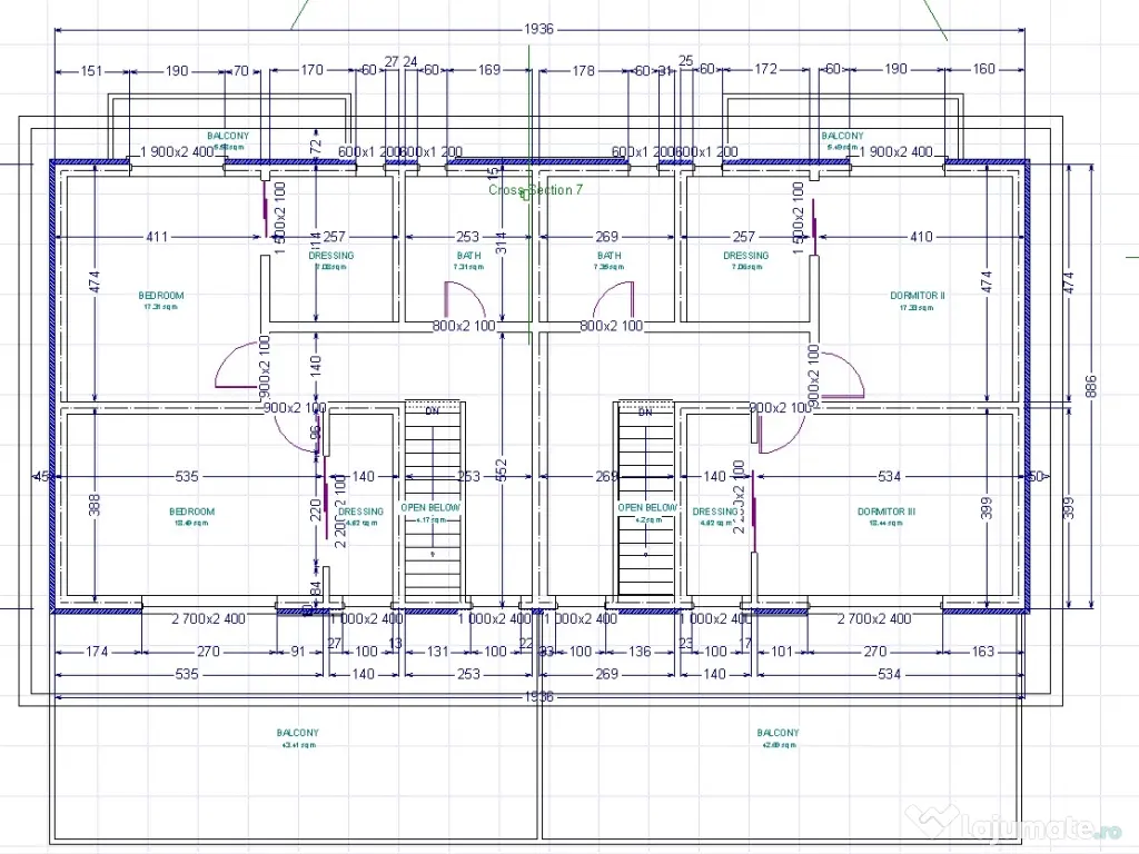 Duplex nou în construcție Mediaș P+2 